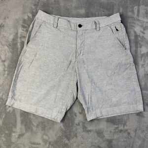 Lululemon Shorts Mens Size 30 Gray Golf Athletic Chino Lightweight Casual 8"